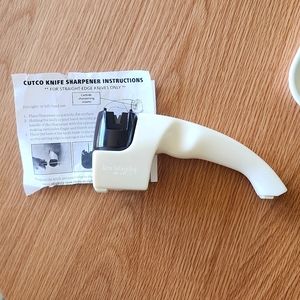 Cutco White Knife Sharpener with Instructions